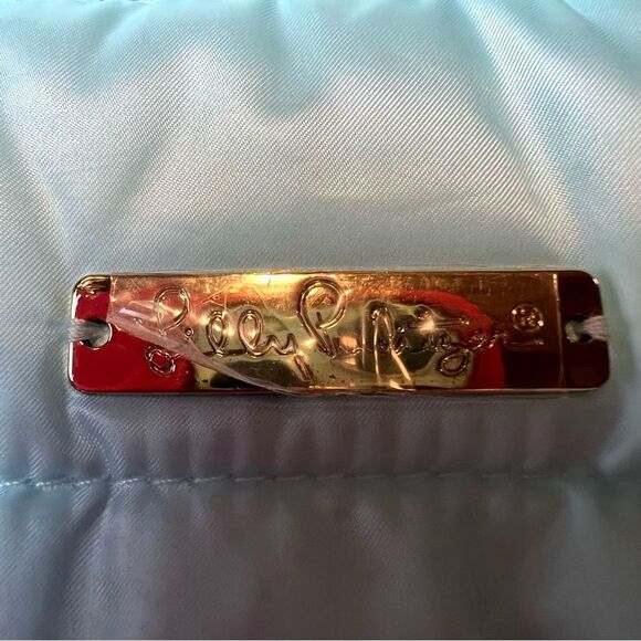 Lilly Pulitzer Puffer Vest Whisper Blue XS NWT - Picture 8 of 9